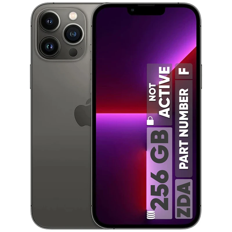گوشی موبایل اپل مدل iPhone 13 Pro Max ZDA تک سیم‌ کارت ظرفیت 256 گیگابایت و رم 6 گیگابایت – نات اکتیو پارت نامبر F